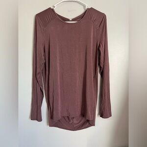 lululemon athletica Long Sleeve Top in Dusty Rose